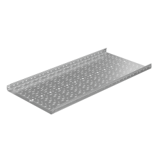 Лоток перфорированный 50х600х1,0 L3000 мм "Быстрый монтаж ПЛЮС" INOX304 КМ-Профиль (LPplus50-600-1.0-3000 INOX304)