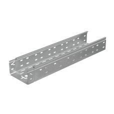 Лоток перфорированный 80х150х1,5 L6000 мм "Быстрый монтаж ПЛЮС" HD85 КМ-профиль (LPplus80-150-1.5-6000 HD85)