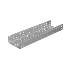 Лоток перфорированный 80х200х0,7 L2500 мм "Быстрый монтаж ПЛЮС" INOX304 КМ-Профиль (LPplus80-200-0.7-2500 INOX304)