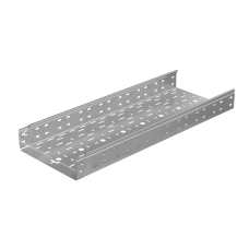 Лоток перфорированный 80х300х1,0 L2500 мм "Быстрый монтаж ПЛЮС" КМ-Профиль (LPplus80-300-1.0-2500)