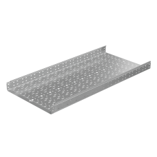 Лоток перфорированный 80х600х1,5 L2500 мм "Быстрый монтаж ПЛЮС" HD КМ-Профиль (LPplus80-600-1.5-2500 HD)