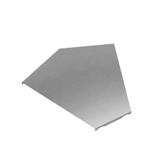 Крышка горизонтального угла 45 гр. 300 мм "ПЛЮС" INOX304 КМ-Профиль (KGLplus45-300 INOX304)