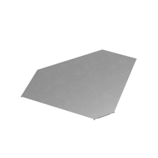 Крышка горизонтального угла 90 гр. 500 мм "ПЛЮС" INOX304 КМ-Профиль (KGLplus90-500 INOX304)