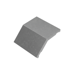 Крышка внешнего вертикального угла 45 гр. 150 мм "ПЛЮС" HD85 КМ-профиль (KVLplus45-150 HD85)