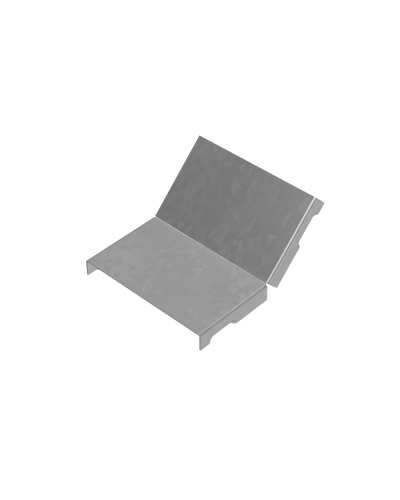 Крышка внутреннего вертикального угла 45 гр. 100 мм ПЛЮС INOX304 КМ-Профиль (KNLplus45-100 INOX304) в Самаре Аксессуары для лотков Pintop.ru