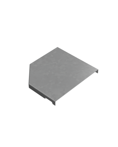 Крышка переходника правого 100-150 мм ПЛЮС КМ-Профиль (KPDplus100-150-R) в Самаре Аксессуары для лотков Pintop.ru