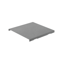 Крышка на угол внешний вертикальный 100х400 мм с разворотом трассы на 180 гр. "ПЛЮС" HD85 КМ-профиль (KVLTDplus90-100-400 HD85)