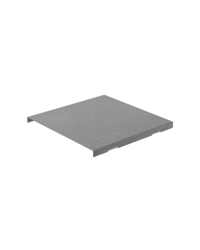 Крышка на угол внешний вертикальный 100х400 мм с разворотом трассы на 180 гр. ПЛЮС HD85 КМ-профиль (KVLTDplus90-100-400 HD85) в Самаре Аксессуары для лотков Pintop.ru