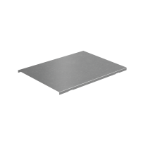 Крышка на вертикальный Т-ответвитель переходник 300-200 мм с разворотом трассы на 90 гр. "ПЛЮС" (нижняя часть меньше исходной) КМ-Профиль (KTDPSplus90-300-200)