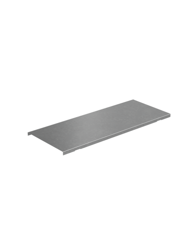 Крышка на вертикальный Т-ответвитель переходник 200-400 мм с разворотом трассы на 90 гр. ПЛЮС (нижняя часть больше исходной) HD85 КМ-профиль (KTDPVplus90-200-400 HD85) в Самаре Аксессуары для лотков Pintop.ru