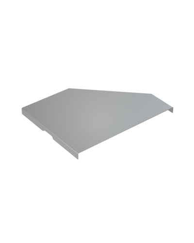 Крышка переходника левого 100-150 мм КМ-Профиль (KPD100-150-L) в Самаре Аксессуары для лотков Pintop.ru