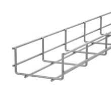 Проволочный лоток 50х100 L3000 мм INOX304 КМ-Профиль (PL50-100-3000 INOX304)