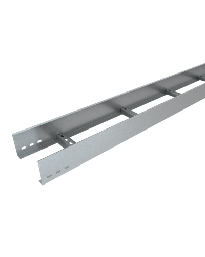 Лоток лестничный 100х400х1,2 L3000 мм HD85 КМ-профиль (LL100-400-1.2-3000 HD85) в Самаре Кабельные лотки Pintop.ru