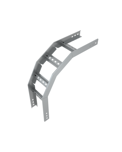 Угол лестничный вертикальный внешний 90 гр. 100х150х1,5 мм HD85 КМ-профиль (LVL90-100-150-1.5 HD85) в Самаре Аксессуары для лотков Pintop.ru