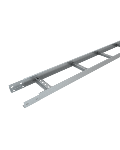 Лоток лестничный 50х300х1,5 L3000 мм Быстрый монтаж КМ-Профиль (LLS50-300-1.5-3000) в Самаре Кабельные лотки Pintop.ru
