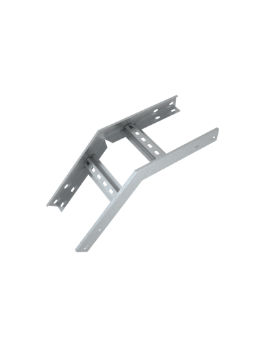 Угол лестничный вертикальный внешний 45 гр. 100х100х1,5 мм Быстрый монтаж HD КМ-Профиль (LVLS45-100-100-1.5 HD) в Самаре Аксессуары для лотков Pintop.ru