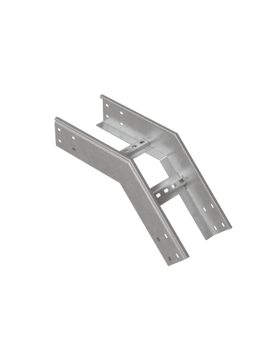 Угол лестничный вертикальный внешний 45 гр. 100х100х1,2 мм N КМ-профиль (LVL45-100-100-1.2 N) в Самаре Аксессуары для лотков Pintop.ru