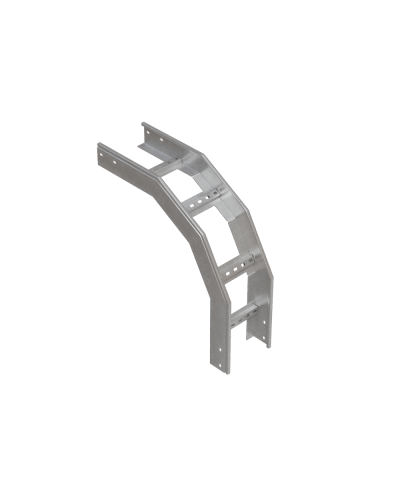 Угол лестничный вертикальный внешний 90 гр. 80х100х1,5 мм HD85 N КМ-профиль (LVL90-80-100-1.5 HD85 N) в Самаре Аксессуары для лотков Pintop.ru