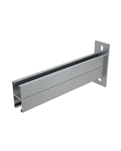 Страт-консоль двойная усиленная 41х41 L600 s:2,5 мм HD КМ-Профиль (2KSSU41-600 HD) в Самаре Аксессуары для лотков Pintop.ru