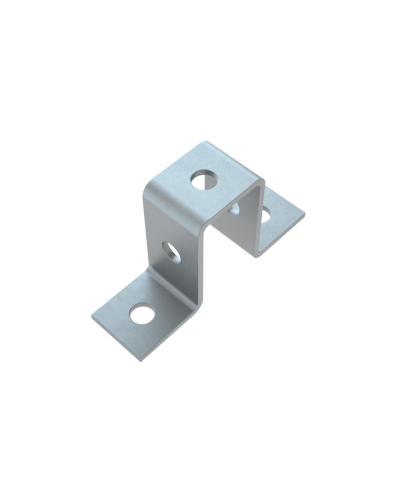 Прямоугольная скоба для страт-профиля 41х72 мм HD85 КМ-профиль (PS41-72 HD85) в Самаре Держатели, клипсы, скобы Pintop.ru