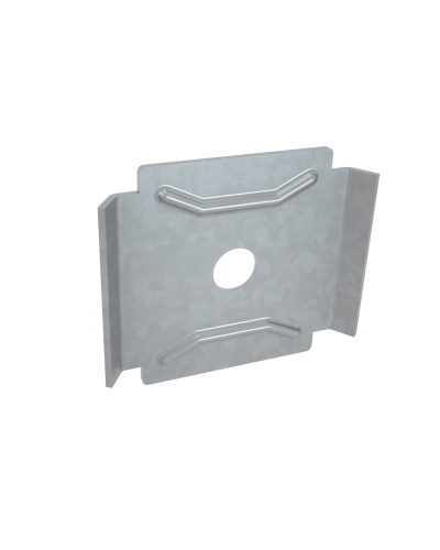 Фиксатор площадка INOX304 КМ-Профиль (FP INOX304) в Самаре Аксессуары для лотков Pintop.ru