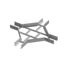 Х-разветвитель лестничный 100х100х1,2 мм INOX304 N КМ-Профиль (LXD100-100-1.2 INOX304 N)