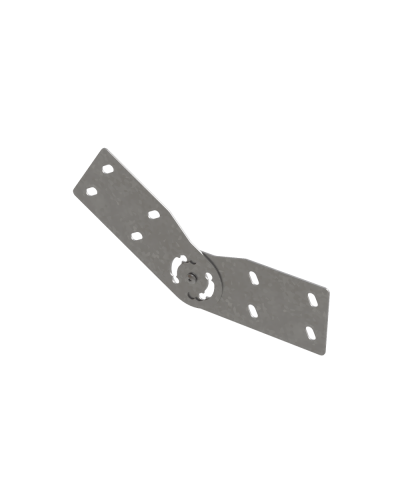 Комплект шарнирных соединителей для лестничного лотка H100 s:1,5 мм HD85 N КМ-профиль (LSHS3 HD85 N) в Самаре Аксессуары для лотков Pintop.ru