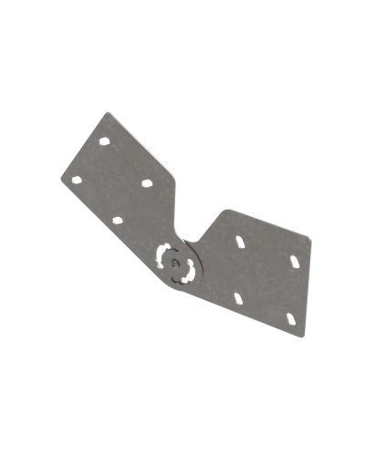 Комплект шарнирных соединителей для лестничного лотка H150 s:1,2 мм N КМ-профиль (LSH4 N) в Самаре Аксессуары для лотков Pintop.ru