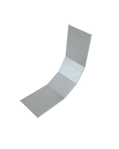 Крышка лестничного вертикального внутреннего угла 90 гр. 700 мм HD85 КМ-профиль (KLNL90-700 HD85) в Самаре Аксессуары для лотков Pintop.ru