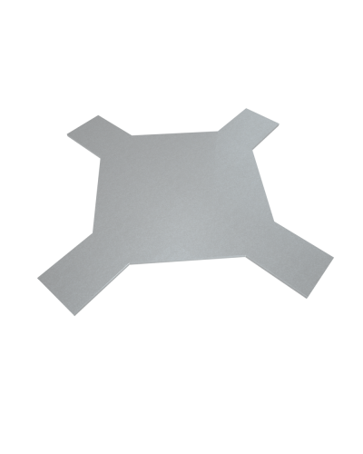 Крышка лестничного Х-разветвителя 800 мм КМ-профиль (KLXD800) в Самаре Аксессуары для лотков Pintop.ru