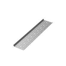 Дно лестничного лотка перфорированное 600х1,0 L2500 мм HD85 КМ-профиль (DLLP600-1.0-2500 HD85)
