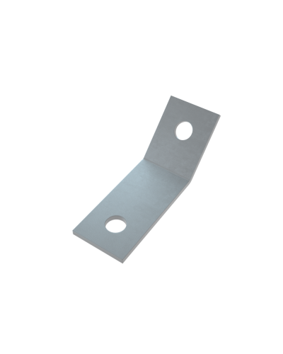 Уголок 45 гр. (2 отверстия) КМ-Профиль (USG45-2) в Самаре Аксессуары для лотков Pintop.ru