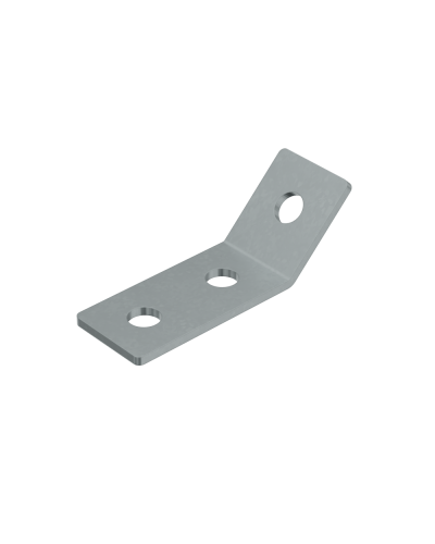 Уголок 45 гр. (3 отверстия) КМ-профиль (USG45-3) в Самаре Аксессуары для лотков Pintop.ru