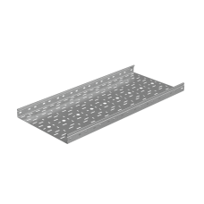 Лоток перфорированный 50х400х1,2 L2500 мм "Стандарт ПЛЮС" INOX304 КМ-Профиль (LPEplus50-400-1.2-2500 INOX304)