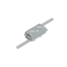 Параллельный соединитель прутка Ø 5-8 мм двойной INOX304 КМ-Профиль (2PS-D5-8 INOX304)