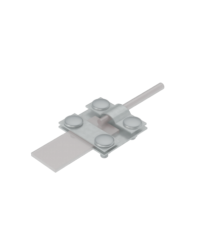 Контрольный соединитель полоса до 40 мм пруток Ø 5-10 мм КМ-Профиль (KS-B40-D5-10) в Самаре Монтажные материалы Pintop.ru