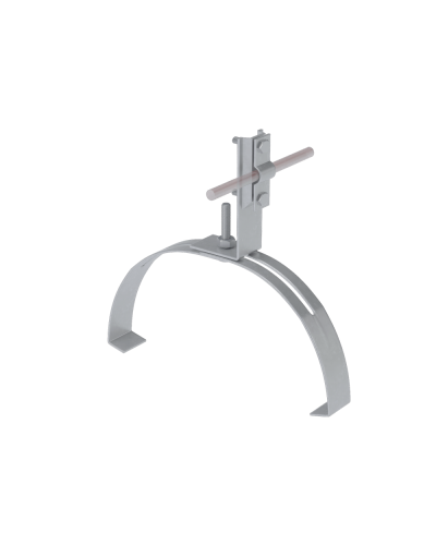 Держатель болтовой для фигурного конька для прутка Ø 5-10 мм КМ-Профиль (DFKB-D5-10) в Самаре Монтажные материалы Pintop.ru