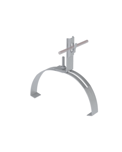 Держатель зажимной для фигурного конька для прутка Ø 5-8 мм КМ-Профиль (DFKZ-D5-8) в Самаре Монтажные материалы Pintop.ru