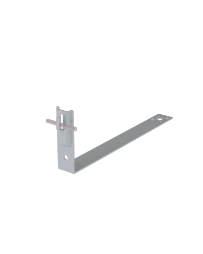 Черепичный держатель зажимной на обрешётку для прутка Ø 5-8 мм L430 мм H100 мм HD КМ-Профиль (CDZO-L430-D5-8 HD) в Самаре Держатели, клипсы, скобы Pintop.ru