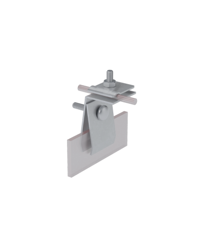 Фальцевый держатель H70 мм для прутка Ø 5-10 мм CU КМ-Профиль (FD-H70-D5-10 CU) в Самаре Монтажные материалы Pintop.ru