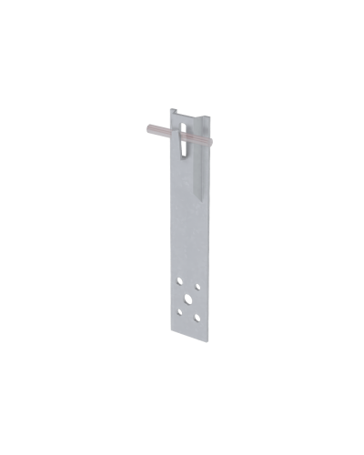 Прямой держатель зажимной для прутка Ø 5-8 мм H80 мм TD КМ-Профиль (DZP-H80-D5-8 TD) в Самаре Монтажные материалы Pintop.ru