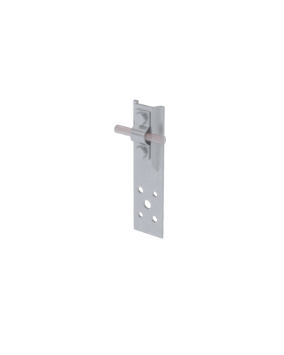 Прямой держатель болтовой для прутка Ø 5-10 мм H60 мм HD КМ-Профиль (DBP-H60-D5-10 HD) в Самаре Монтажные материалы Pintop.ru