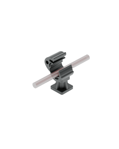 Держатель пластиковый Ø 8-10 мм КМ-Профиль (PD8-10) в Самаре Монтажные материалы Pintop.ru