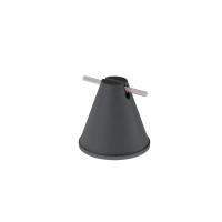 Держатель пластиковый для прутка Ø 8-10 мм H100 мм с утяжелителем КМ-Профиль (DPPU-H100-D8-10)