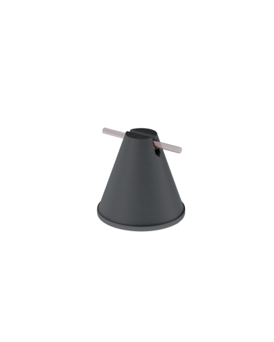 Держатель пластиковый для прутка Ø 8-10 мм H100 мм с утяжелителем КМ-Профиль (DPPU-H100-D8-10) в Самаре Монтажные материалы Pintop.ru