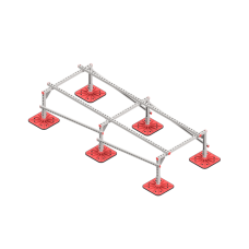 Опорная конструкция для установки оборудования TECHNORAPTOR FOOT 1000х2500 КМ-профиль (KM-TR-F-SSEI-1000-2500)