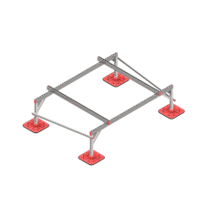 Опорная конструкция для установки оборудования TECHNORAPTOR FOOT 2000х1500 тип 2 HD КМ-профиль (KM-TR-F-SSEI-2000-1500-2 HD)