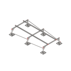 Опорная конструкция для установки оборудования TECHNORAPTOR STEELFOOT 1500х3000 тип 1 КМ-профиль (KM-TR-STF-SSEI-1500-3000-1)