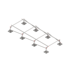 Опорная конструкция для установки оборудования TECHNORAPTOR STEELFOOT 1500х4000 тип 1 HD КМ-профиль (KM-TR-STF-SSEI-1500-4000-1 HD)