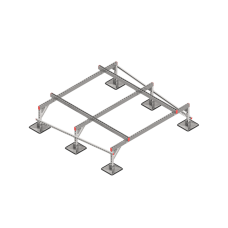 Опорная конструкция для установки оборудования TECHNORAPTOR STEELFOOT 2000х2000 HD КМ-профиль (KM-TR-STF-SSEI-2000-2000 HD)